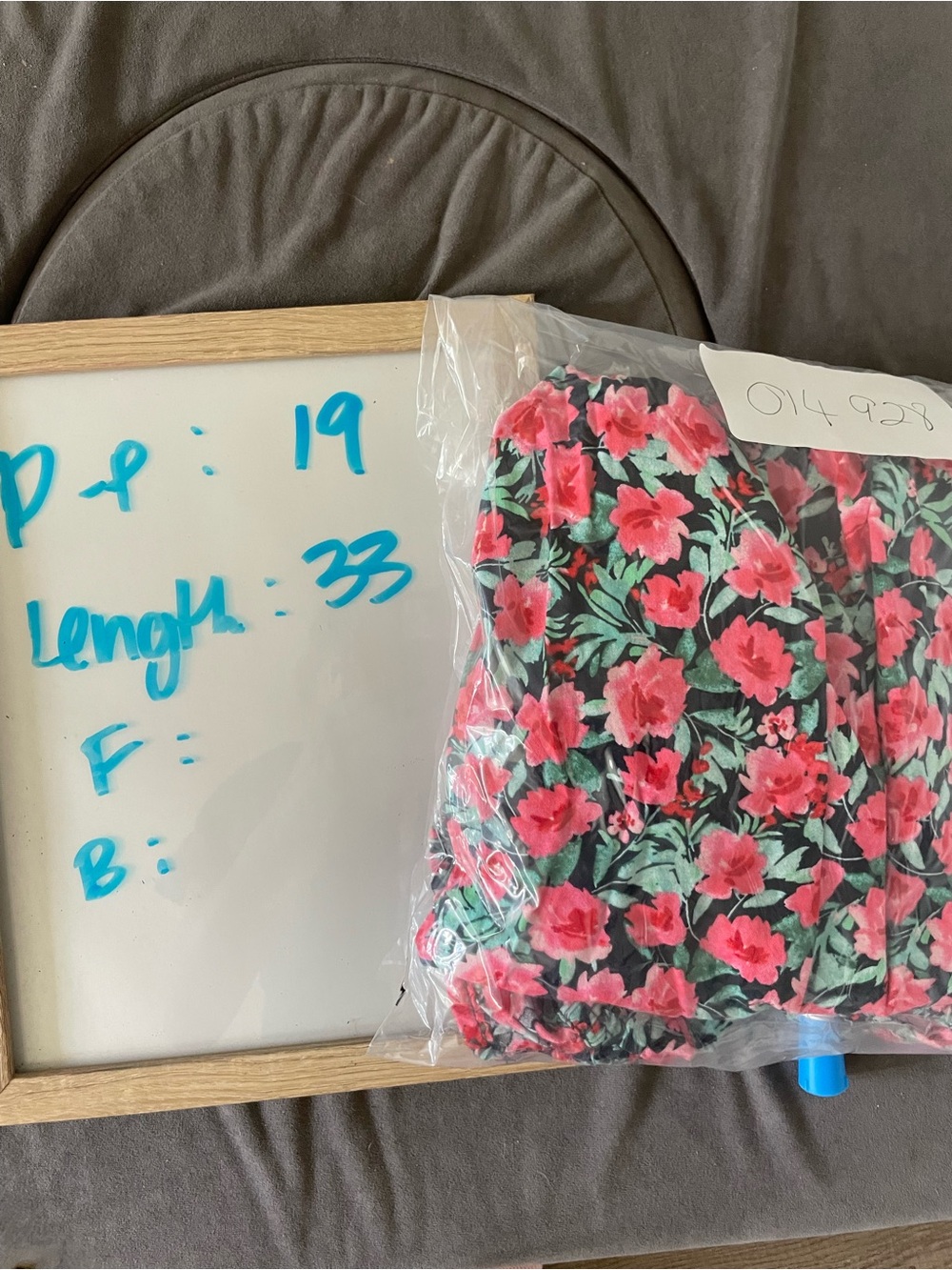 Old Navy Black Floral Mini Dress with Pink & Green Print - Picture 5 of 5